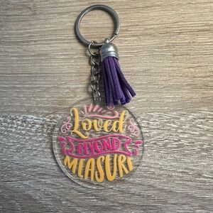 Loved Beyond Measure Keychain